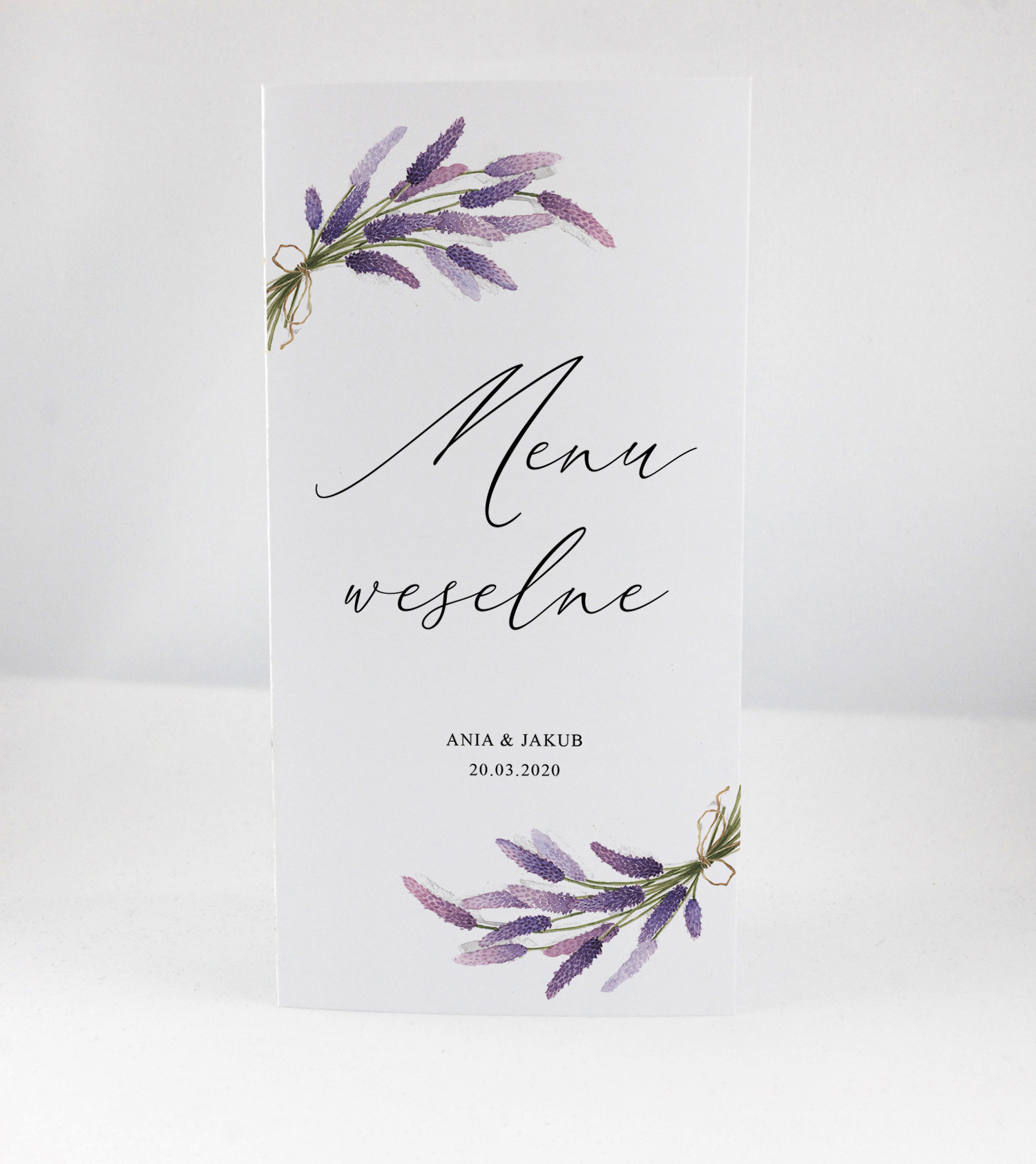 Menu - LAVENDER