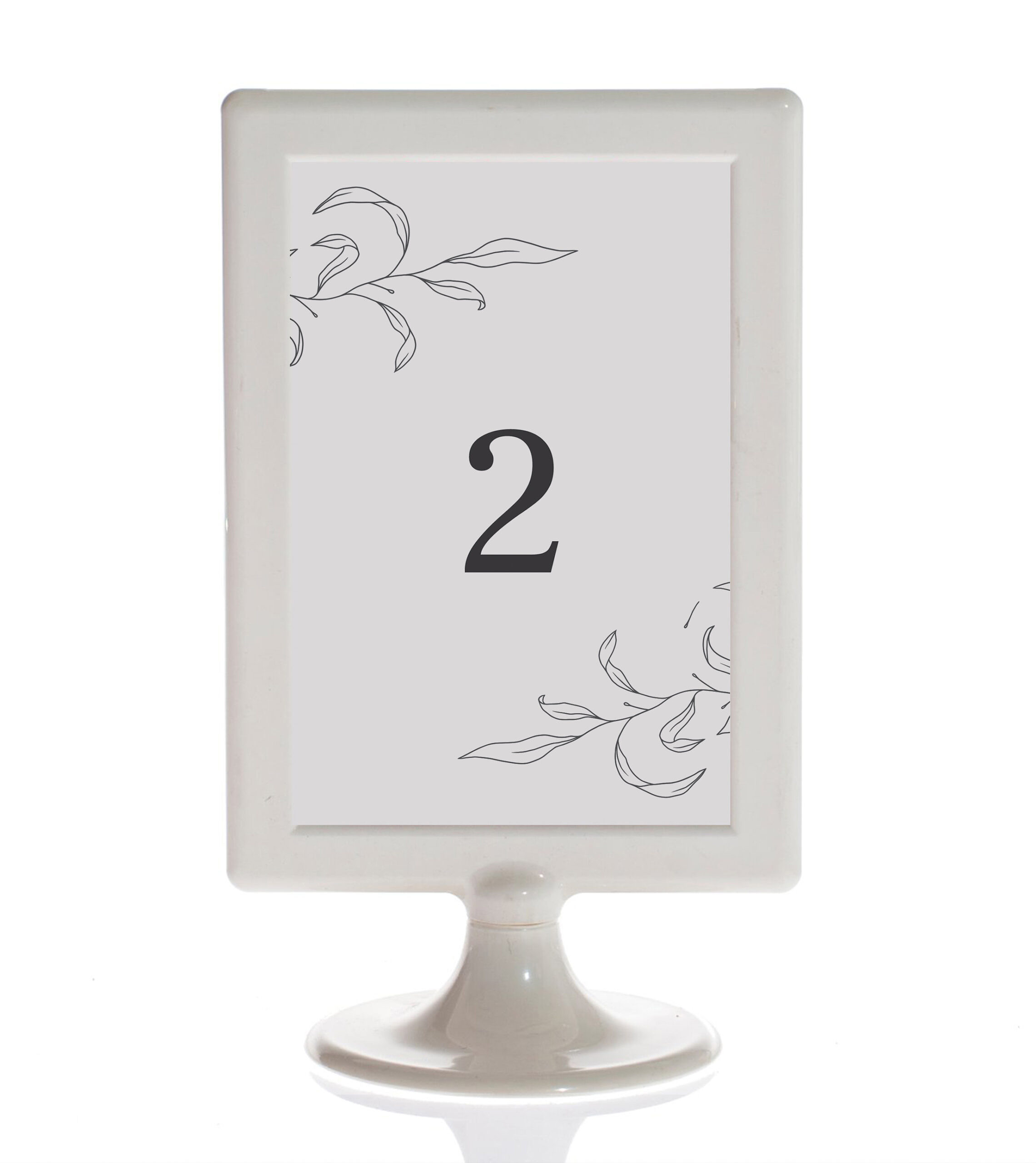 Numeracja stołów - Listki | Minimalistyczne | Rustykalne