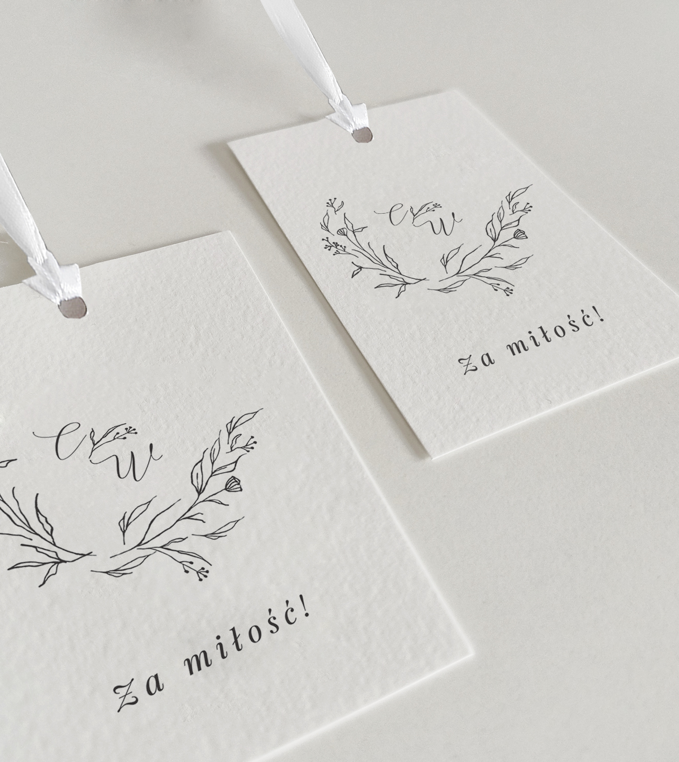 Zawieszki na butelki - Blaise | Minimalistyczne | Romantyczne