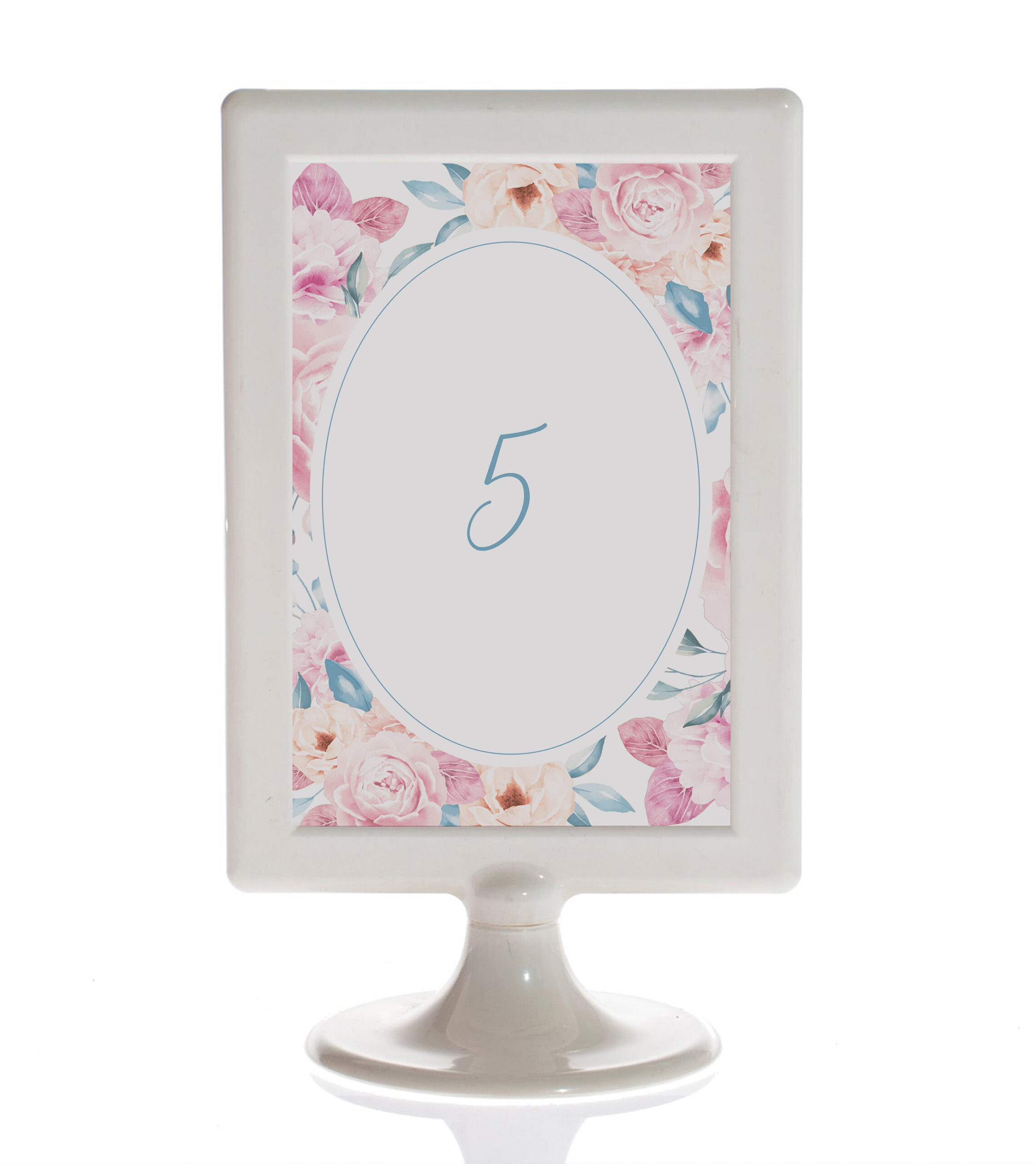 Numeracja stołów – Niebieskie | Różowe | Kwiatowe