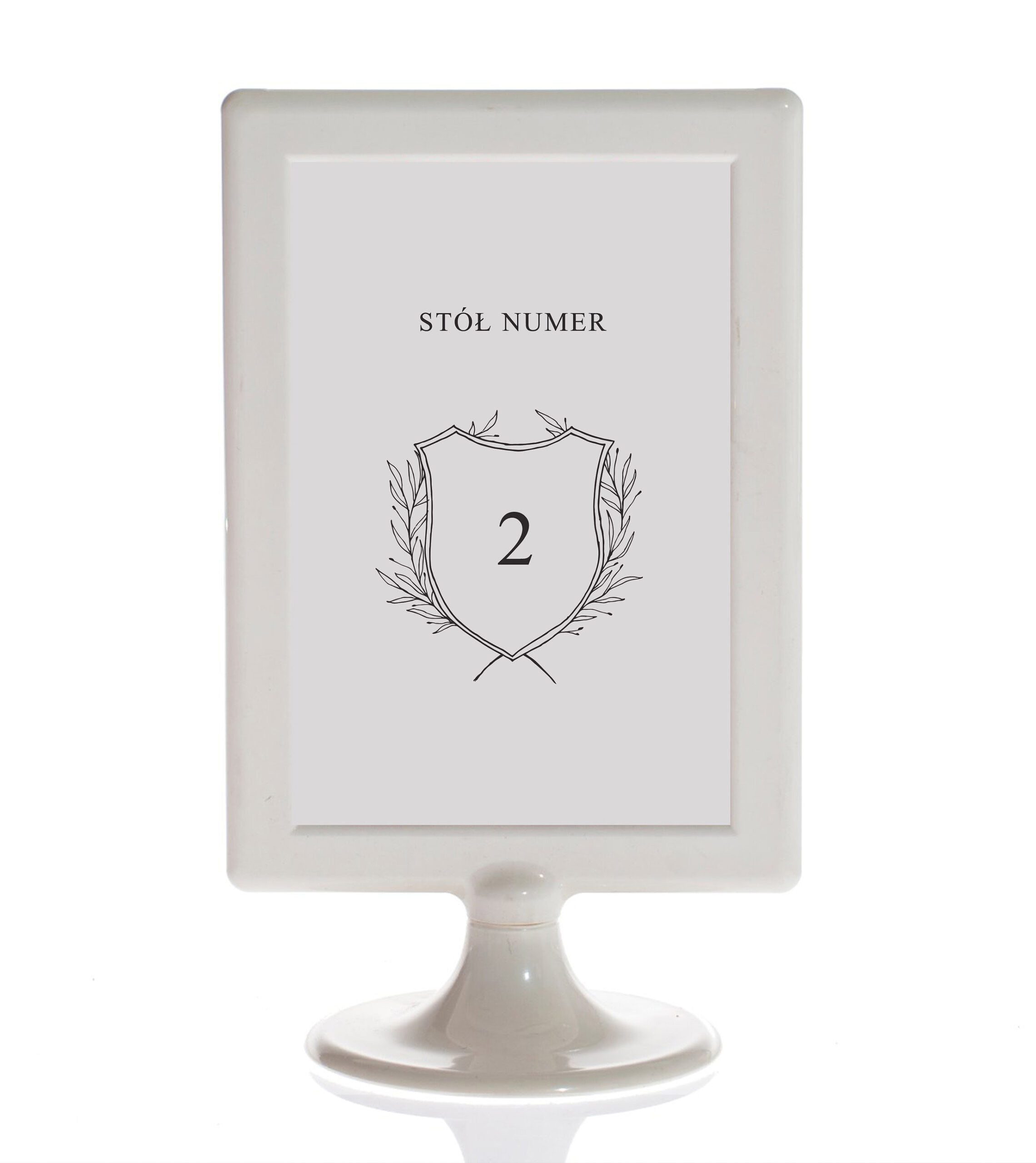 Numeracja stołu –  Z herbem | Monogram | Listki | Minimalistyczne