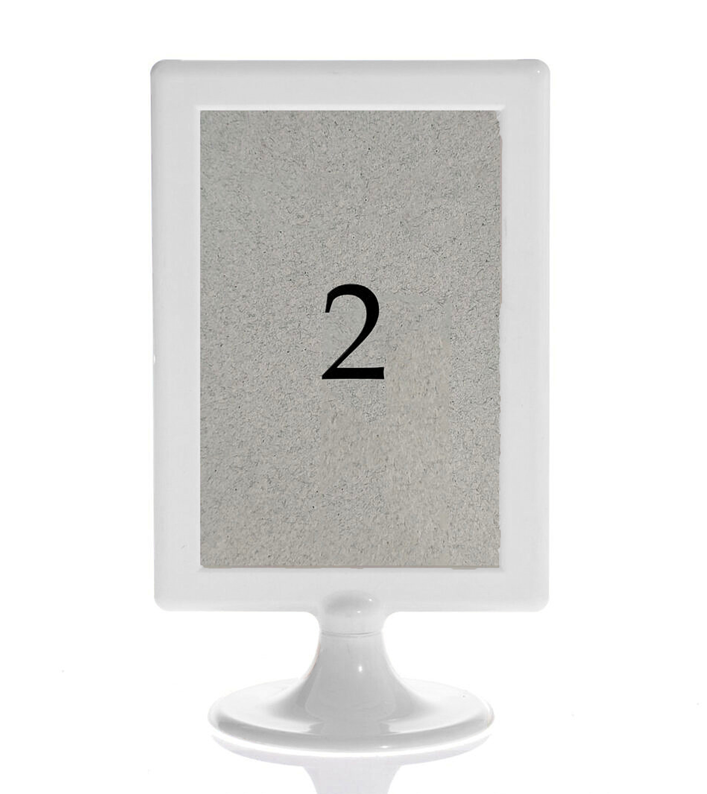Numeracja stołu – Szare | Minimalistyczne | Proste